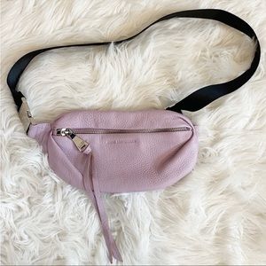 Aimee Kestenberg Genuine Leather Lavender Matte Milan Bum Bag